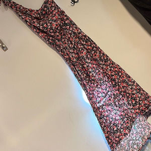 Nine Eight Halter Maxi Dress,Womens size medium, Mutli